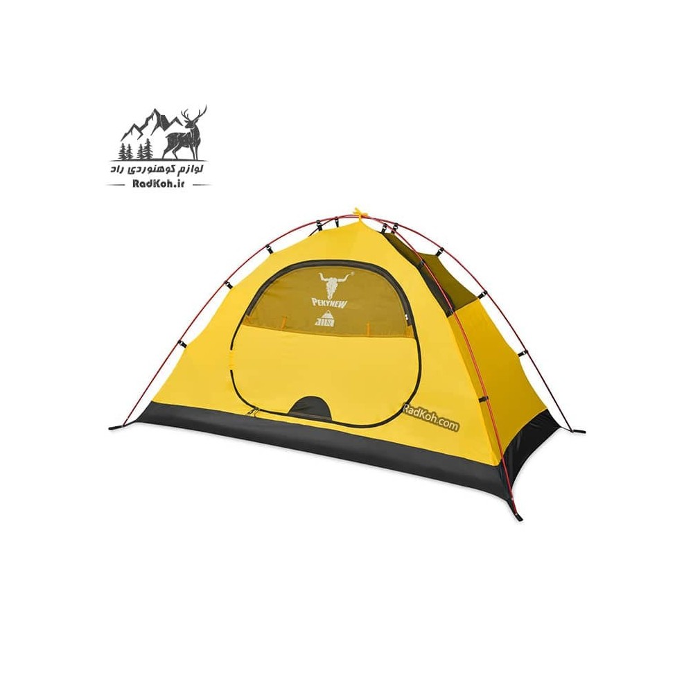 چادر کوهنوردی یک نفره کله گاوی مدل pnk k2002 رنگ زرد
