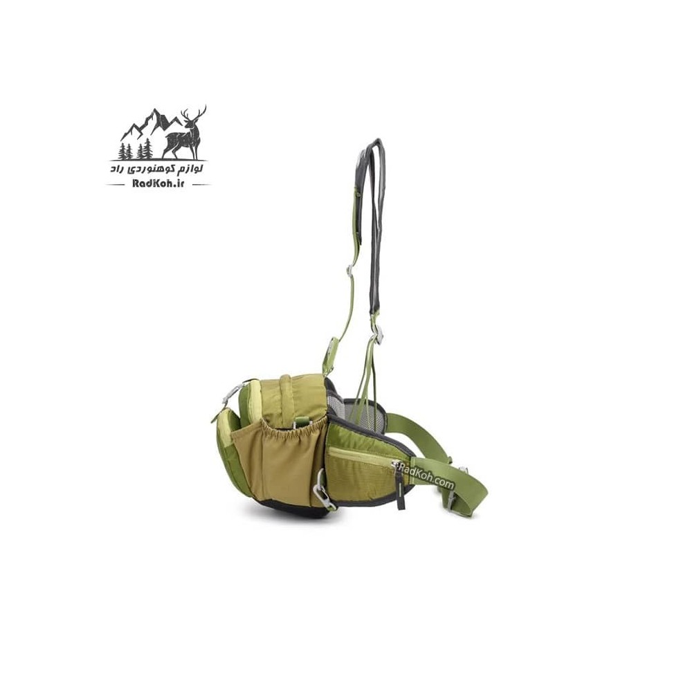 کیف کمری کوله شو مسافرتی اسنوهاک کد 6012 رنگ سبز روشن