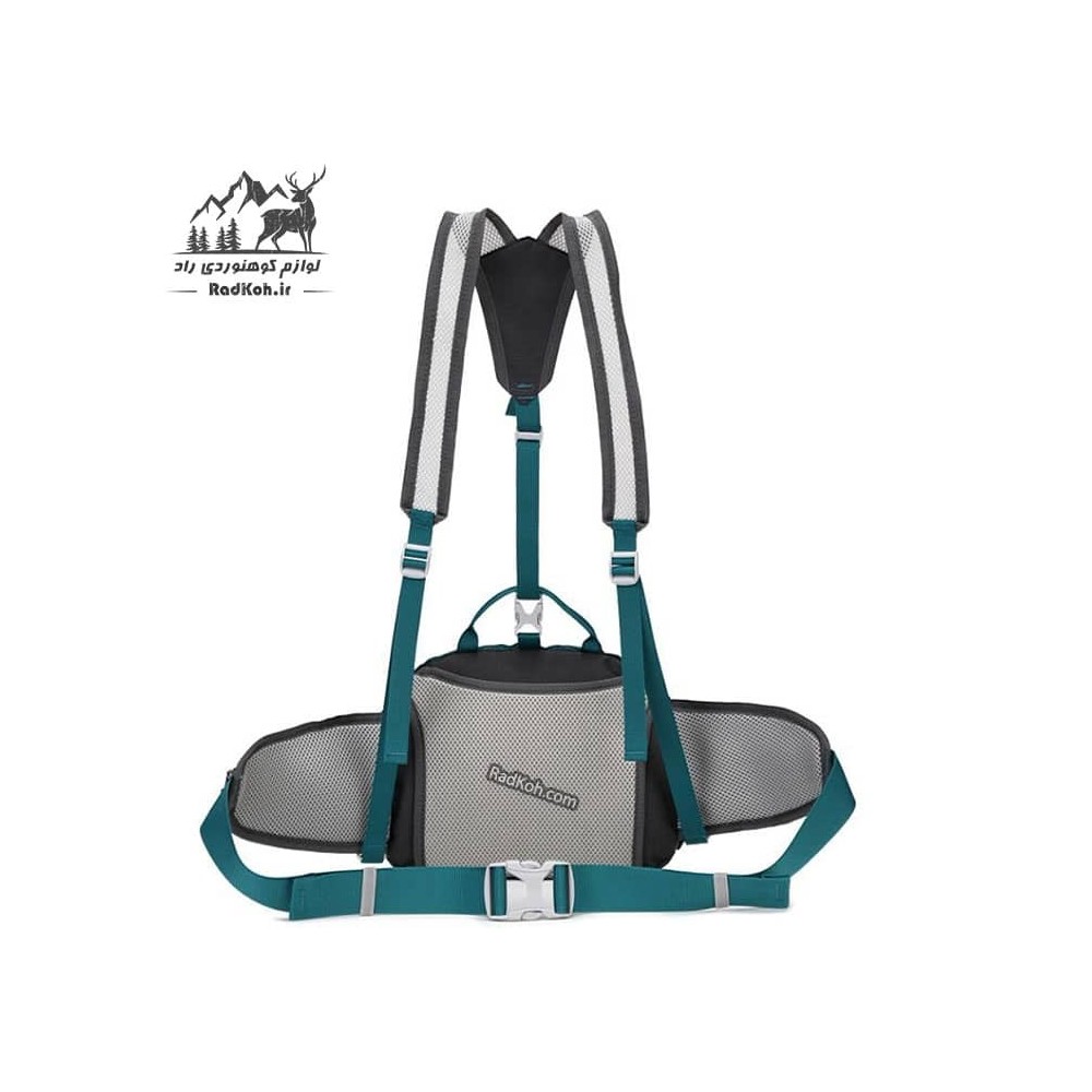 کیف کمری کوله شو مسافرتی اسنوهاک کد 6012 رنگ سبز کله غازی