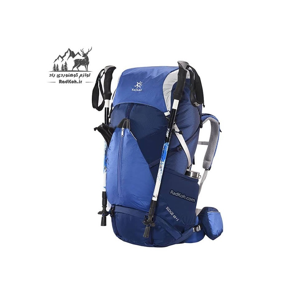 کوله پشتی کوهنوردی کایلاس مدل Ridge 48+5L KA300220A رنگ آبی