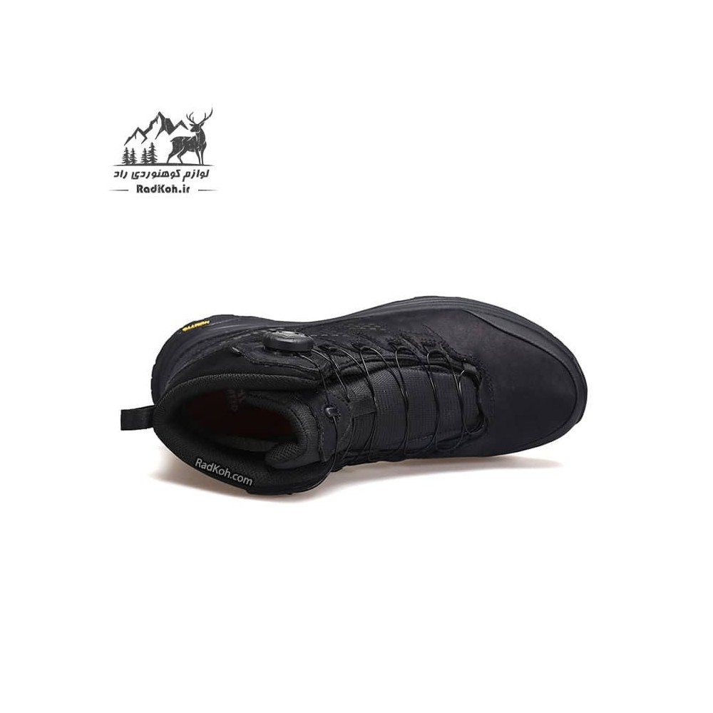 کفش پیاده روی مردانه هومتو مدل humtto 240217A-1 بند دیسکی رنگ مشکی