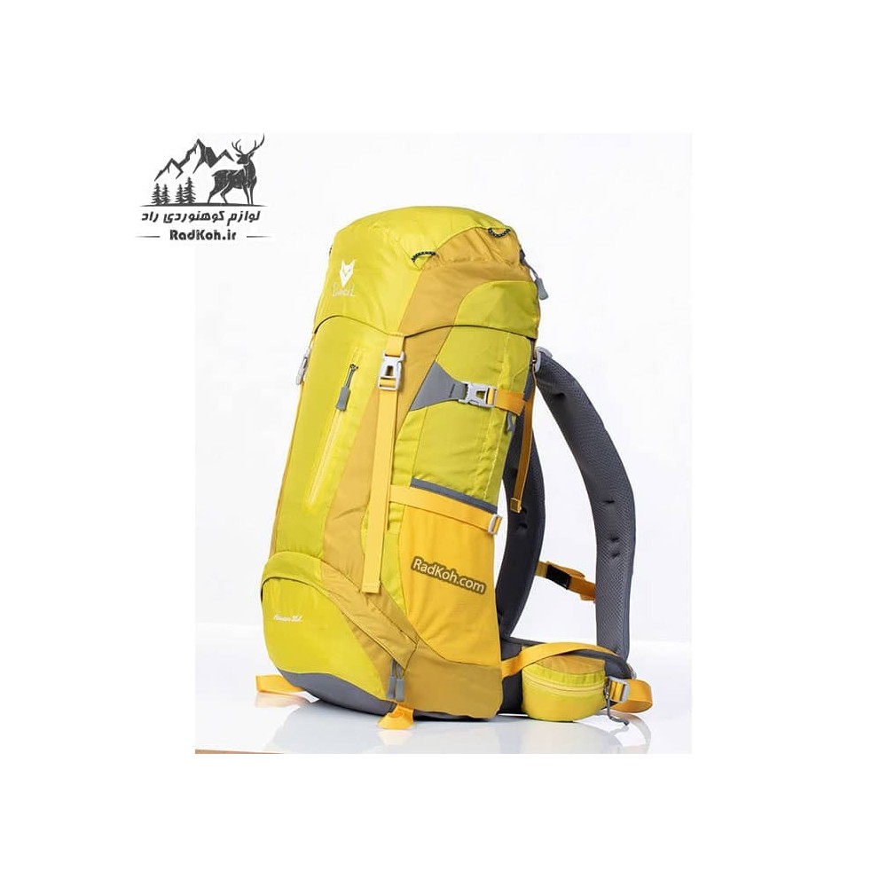 کوله پشتی 36 لیتری کاراکال مدل Adventure کد KA-9956 رنگ زرد