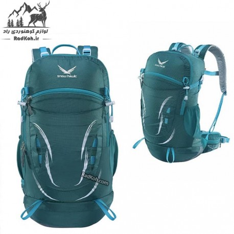 کوله پشتی کوهنوردی 30 لیتری اسنوهاک مدل Nature کد SN3030 رنگ سبز کله غازی