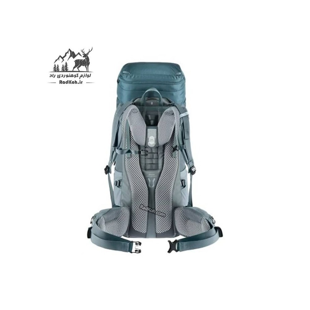 کوله پشتی طبیعت گردی دیوتر 50+10 لیتری مدل Aircontact Lite رنگ سرمه ای