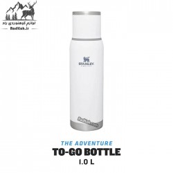 فلاسک استنلی مسافرتی 1 لیتری ادونچر مدل To-Go bottle 1L رنگ سفید