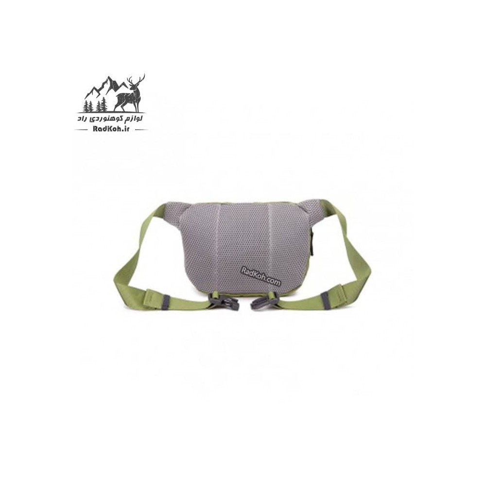 کیف کمری کله گاوی مدل 6104 رنگ سبز زیتونی