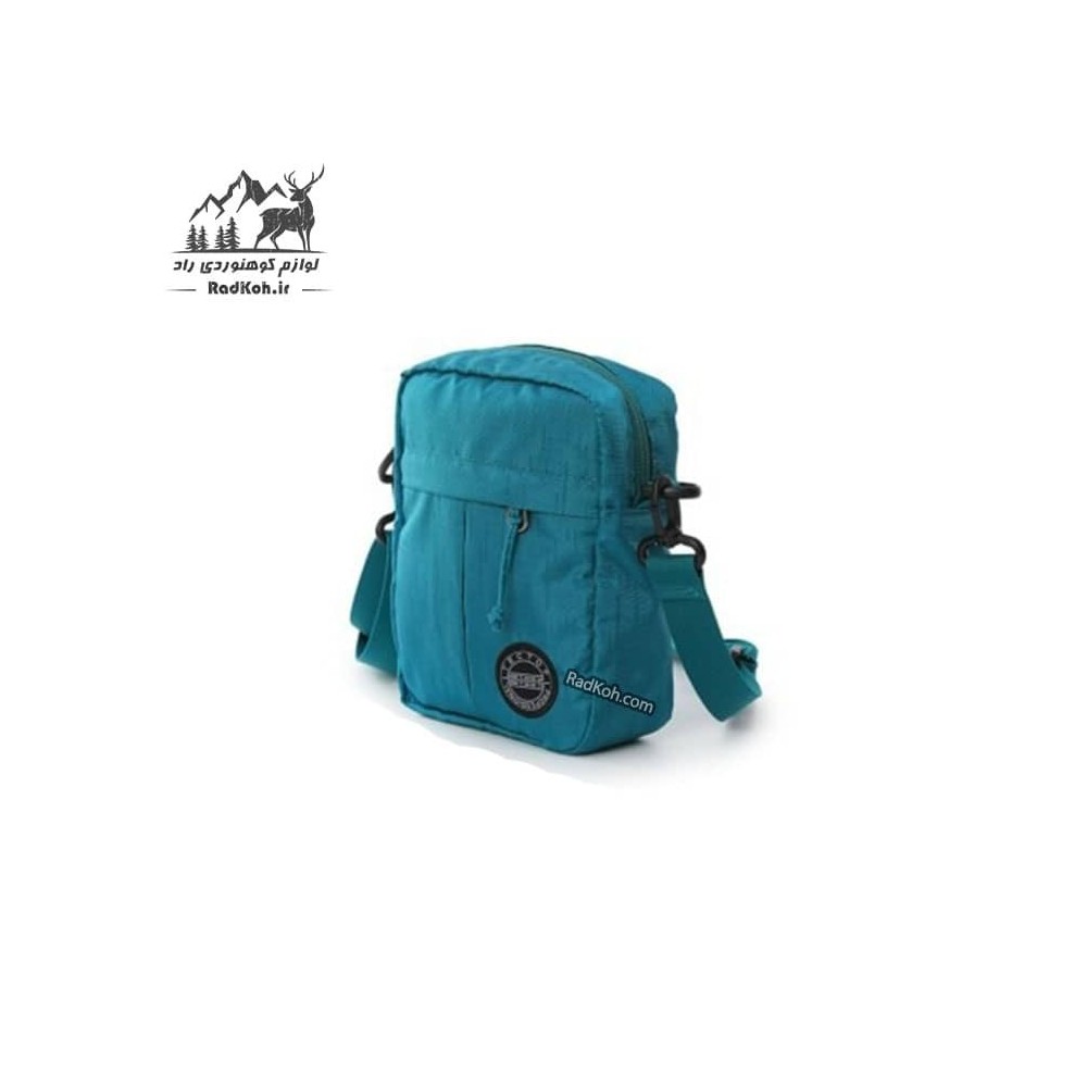 کیف دوشی مسافرتی تکتاپ مدل 1238910BB رنگ سبزآبی